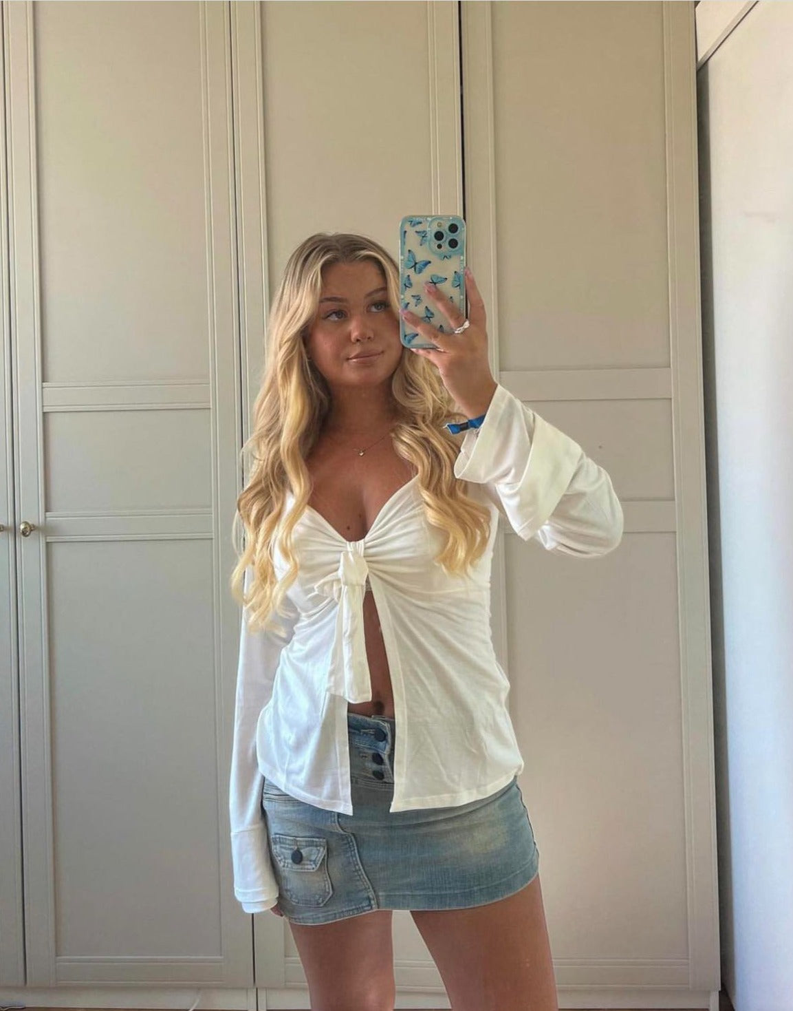 Arla | Tie Front Top