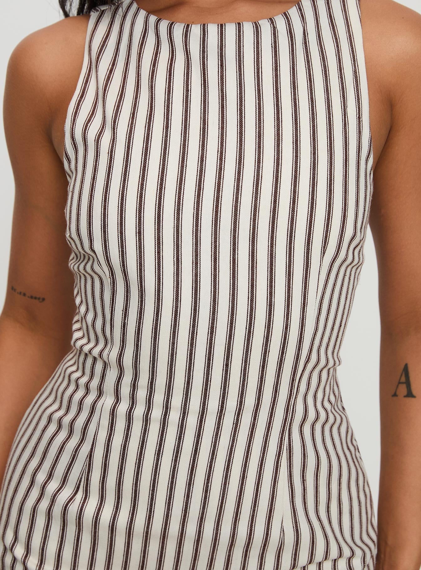 Yumiko | Striped Mini Dress