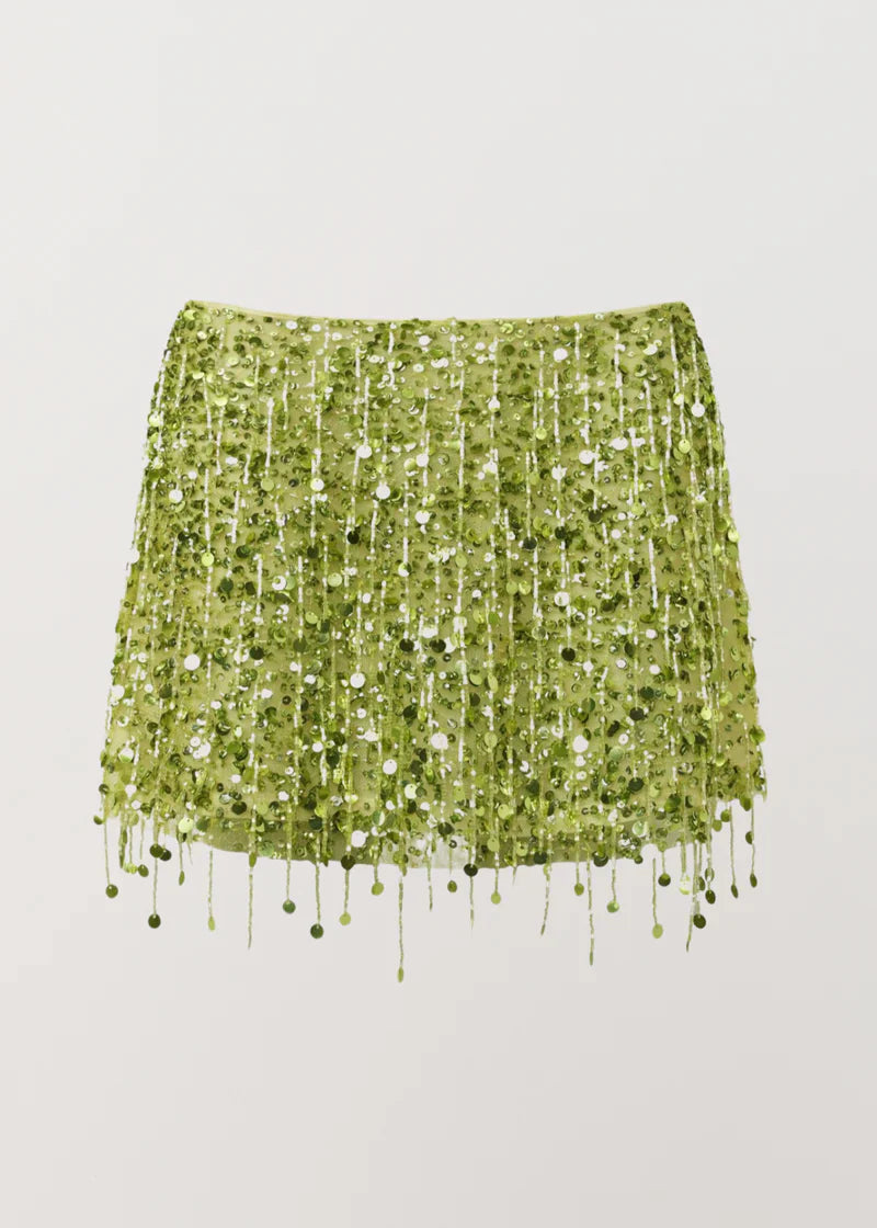 Mira | Sequin Fringe Skirt (Get the top for FREE!)
