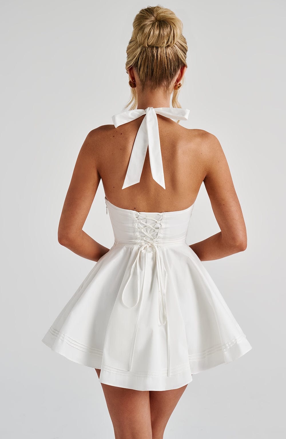 Doris | Ivory Mini Dress