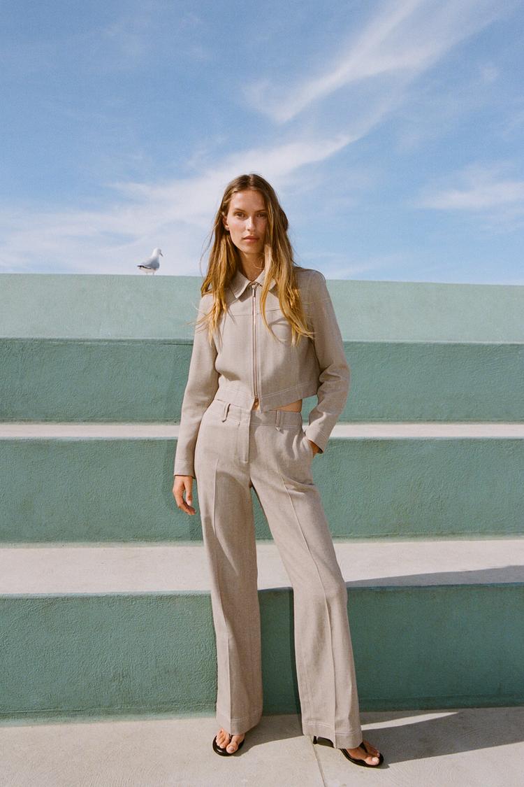 Noor | Sand Structure Pants