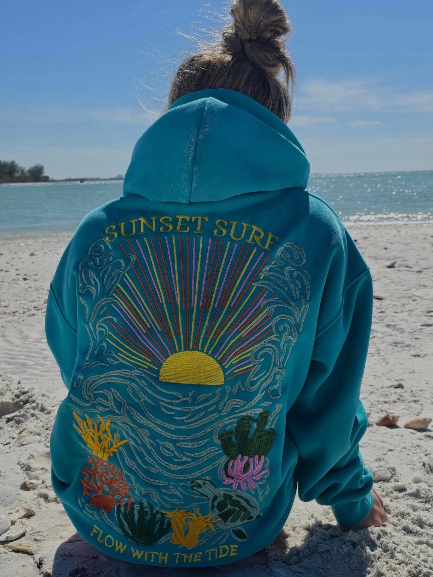 Under The Sea | Embroidered Hoodie