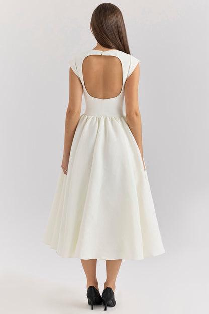 Debutante | Ivory Midi Dress