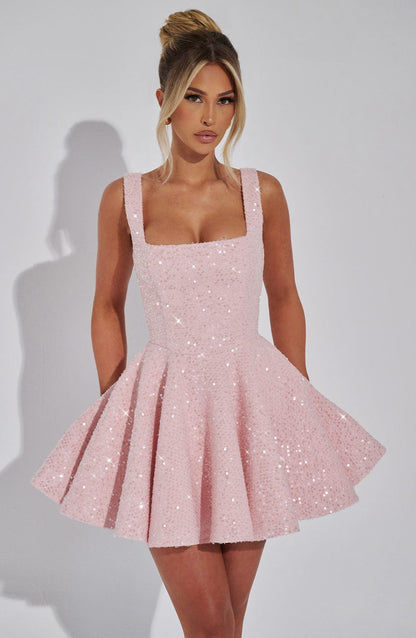 Dorothy | Blush Mini Dress