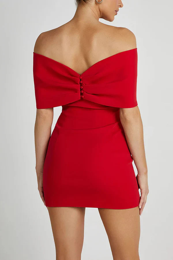 Elly | Bow Mini Dress